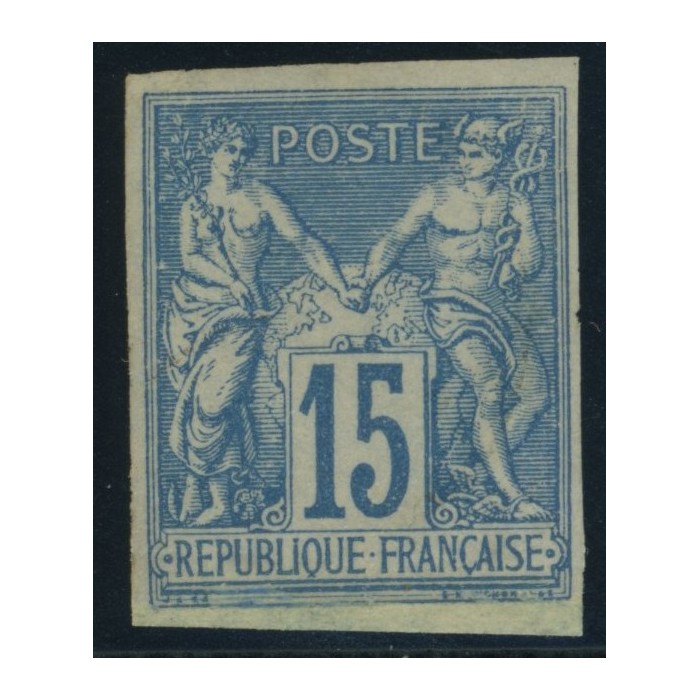 Sage Type II YT 41 - 15 c. bleu - Neuf x cote 47 euro