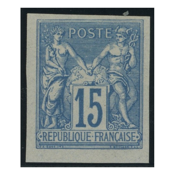 Sage Type II YT 41 - 15 c. bleu - Neuf x cote 47 euro