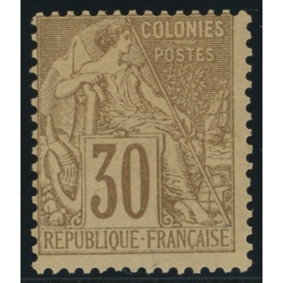 Alphée Dubois YT 55 - 30 c. brun - Neuf x cote 60 euro