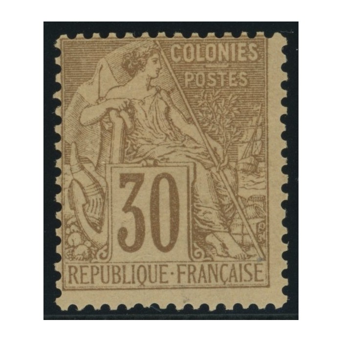 Alphée Dubois YT 55 - 30 c. brun - Neuf x cote 60 euro
