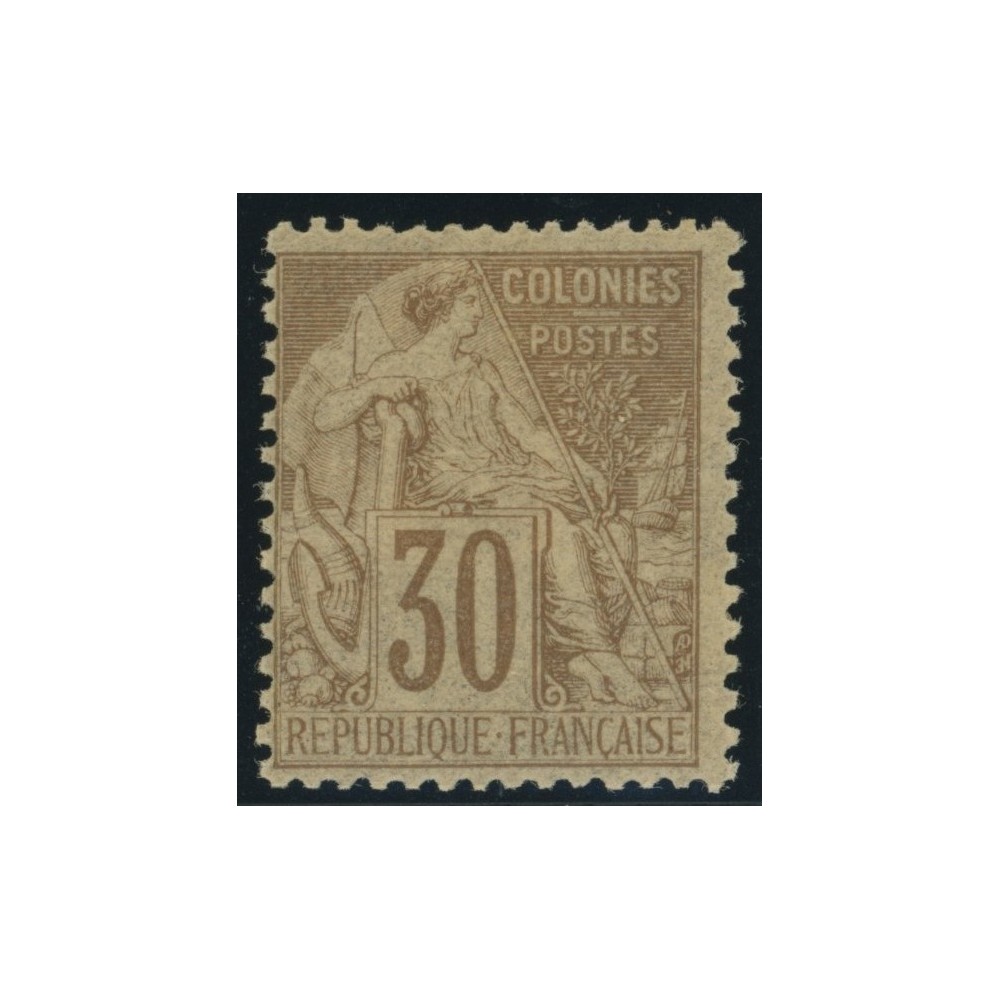 Alphée Dubois YT 55 - 30 c. brun - Neuf x cote 60 euro