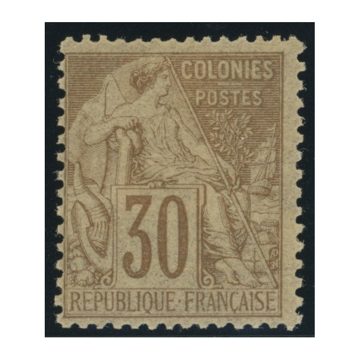 Alphée Dubois YT 55 - 30 c. brun - Neuf x cote 60 euro