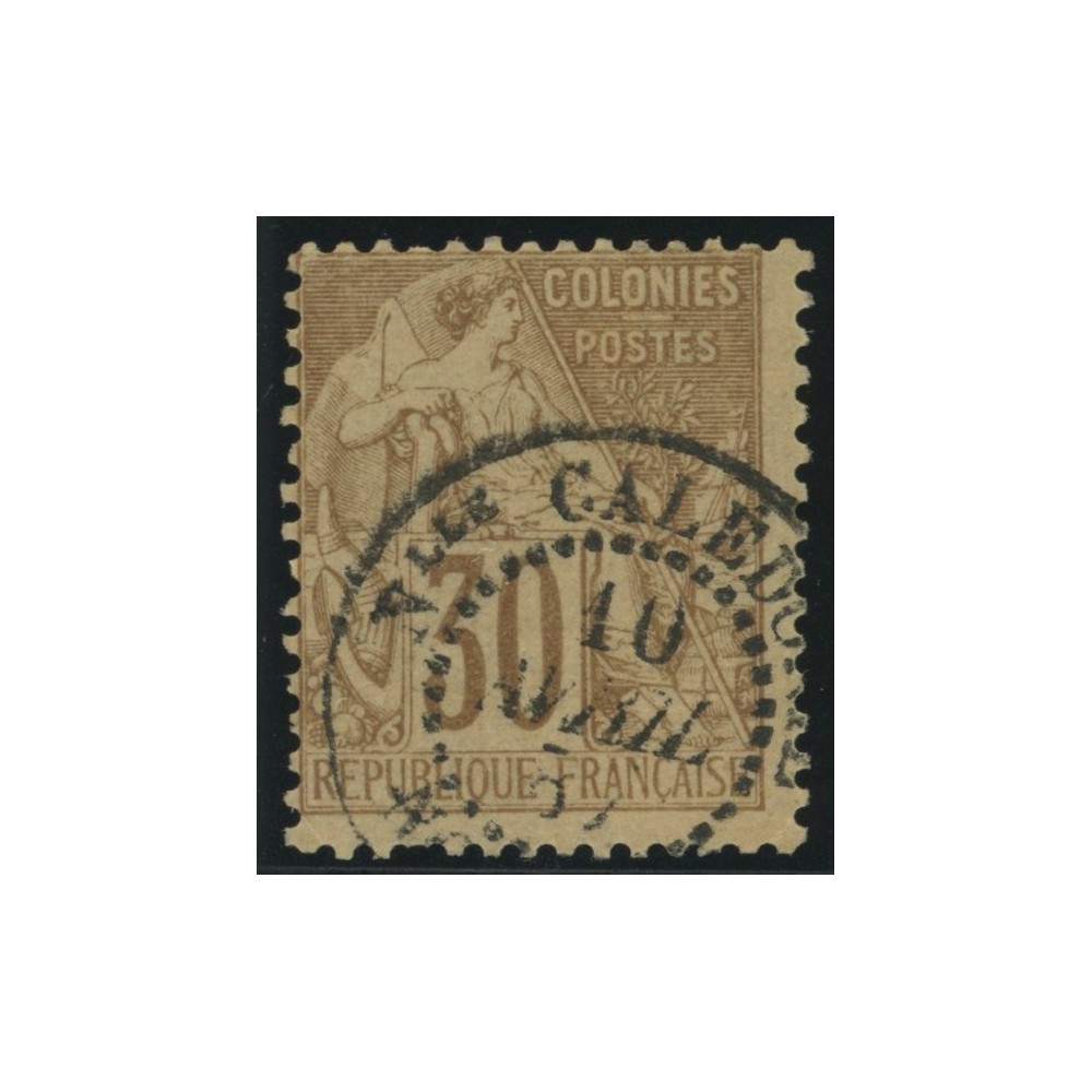 Alphée Dubois YT 55 - 30 c. brun - Oblitere cote 30 euro