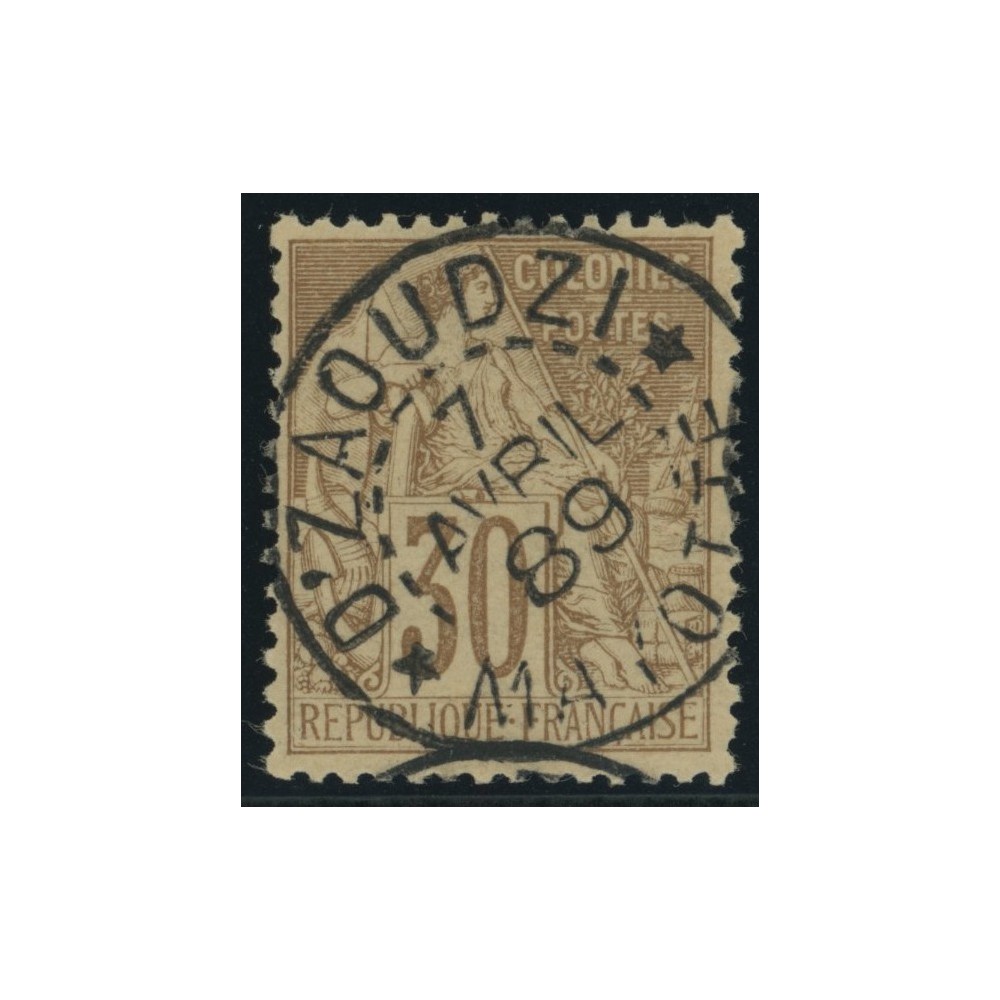 Alphée Dubois YT 55 - 30 c. brun - Oblitere cote 30 euro