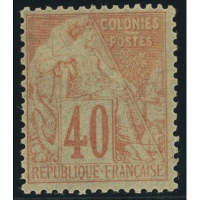Alphée Dubois YT 57 - 40 c. rouge-orange - Neuf xx cote 125 euro