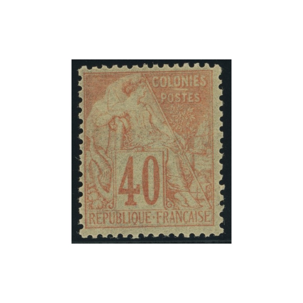 Alphée Dubois YT 57 - 40 c. rouge-orange - Neuf xx cote 125 euro