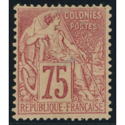 Alphée Dubois YT 58 - 75 c. rose - Neuf x cote 170 euro