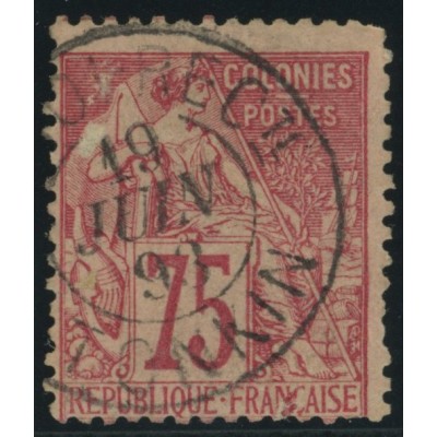 Alphée Dubois YT 58 - 75 c. rose - Oblitere cote 82 euro