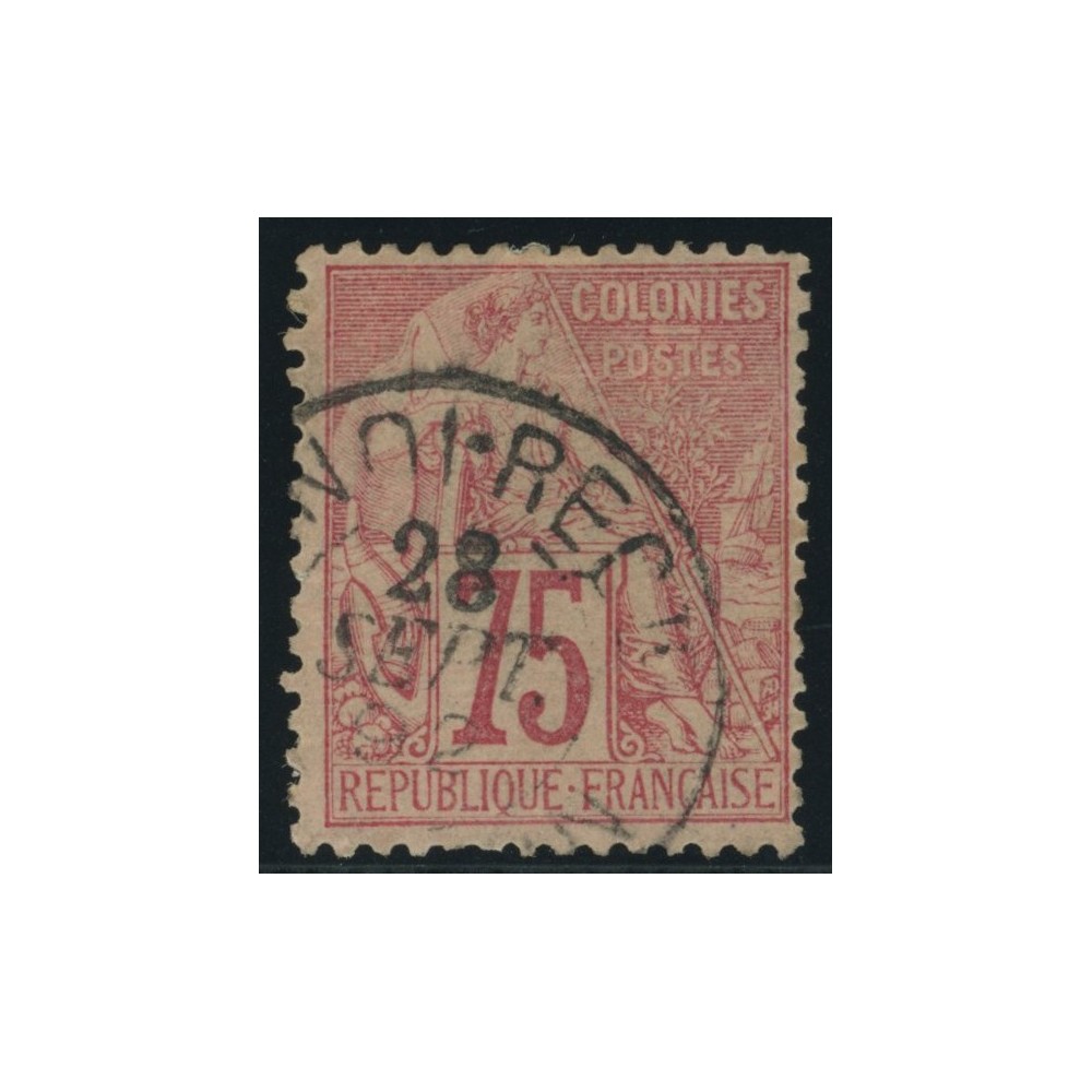 Alphée Dubois YT 58 - 75 c. rose - Oblitere cote 82 euro