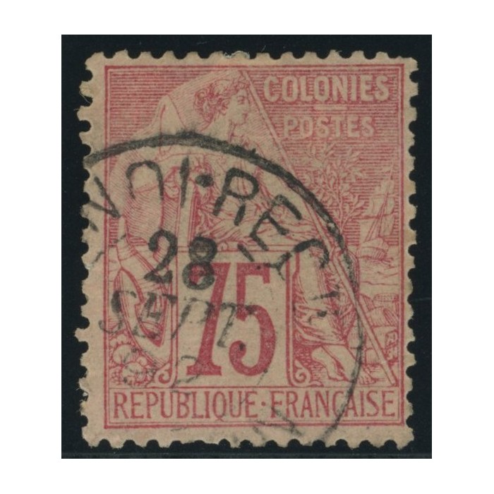 Alphée Dubois YT 58 - 75 c. rose - Oblitere cote 82 euro