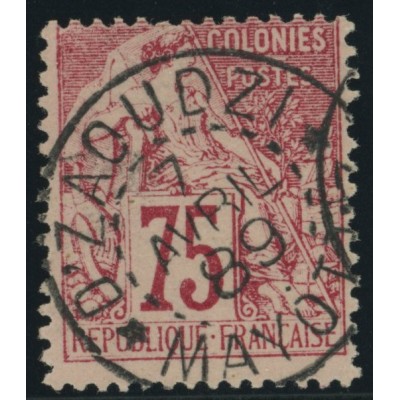 Alphée Dubois YT 58 - 75 c. rose - Oblitere cote 82 euro