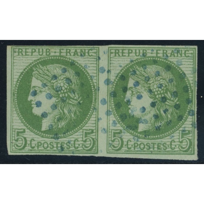 Céres YT 23 - 25 c. bleu - Oblitere cote 35 euro