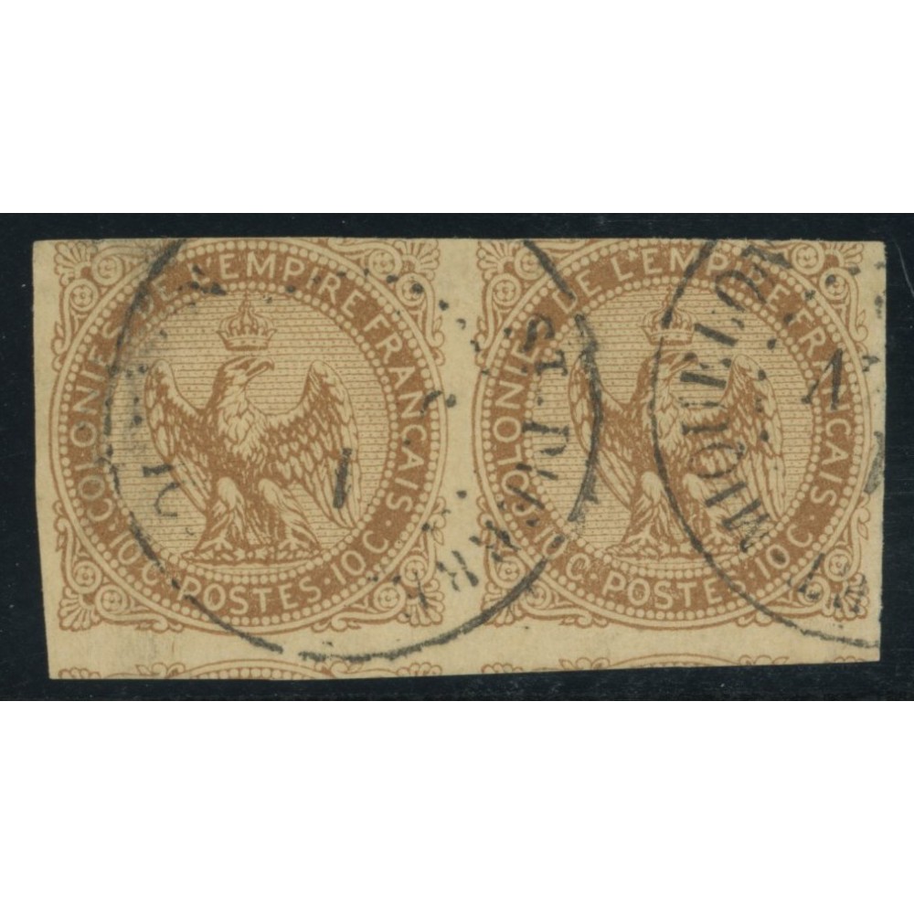 Céres YT 17 - 5 c. vert s. azuré - Oblitere cote 25 euro