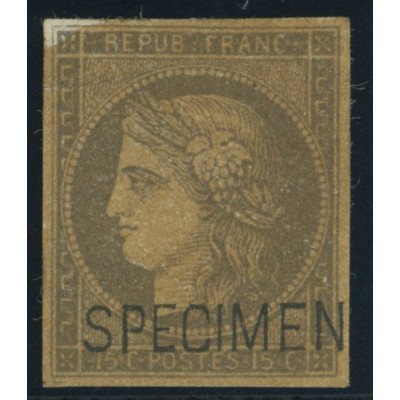 Aigle Impérial YT 3 - 10 c. bistre-jaune - Oblitere cote 25 euro