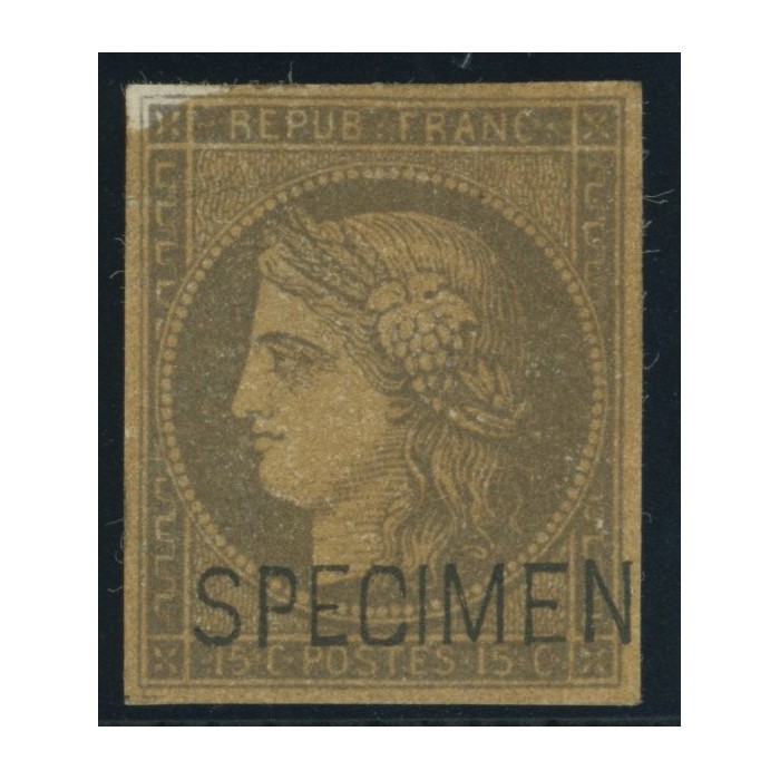 Aigle Impérial YT 3 - 10 c. bistre-jaune - Oblitere cote 25 euro