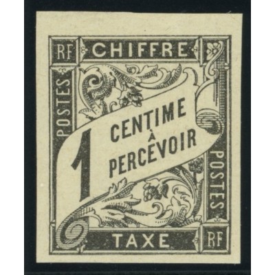 Taxe YT 1 - 1 c. noir - Neuf x cote 5,5 euro