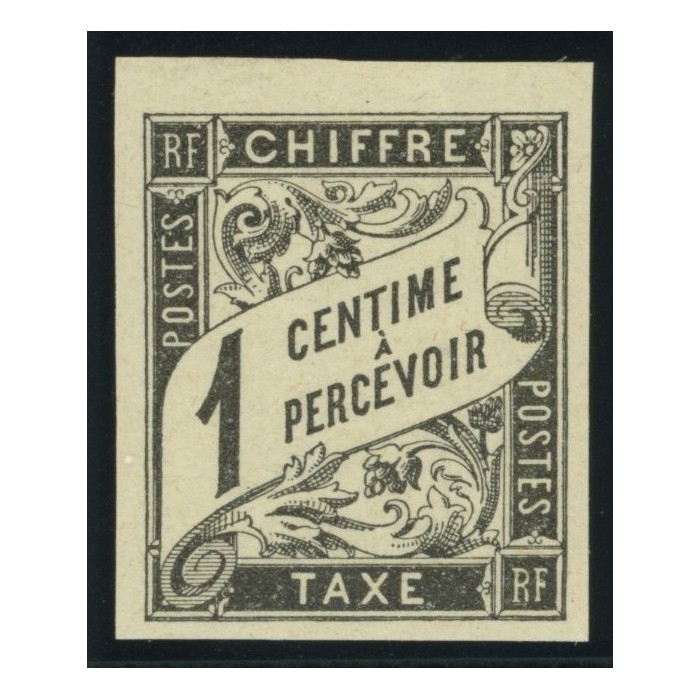 Taxe YT 1 - 1 c. noir - Neuf x cote 5,5 euro