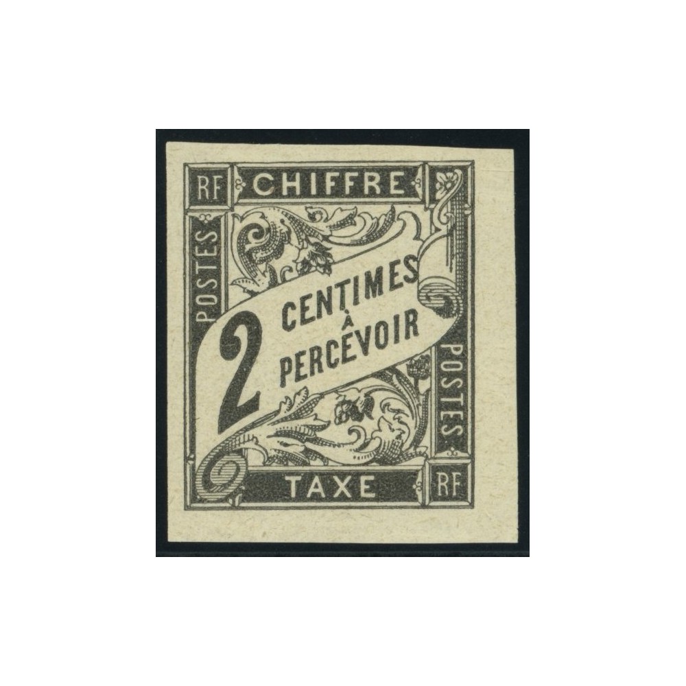 Taxe YT 2 - 2 c. noir - Neuf x cote 5,5 euro