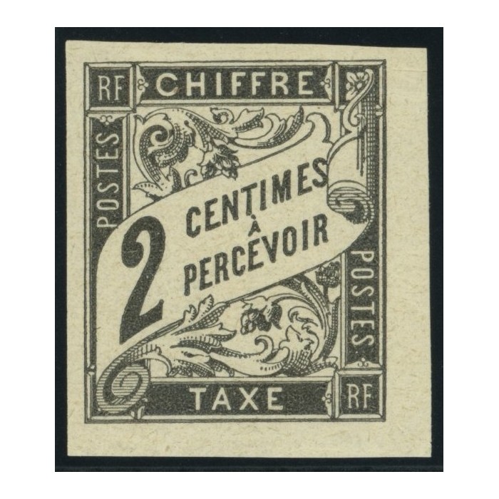 Taxe YT 2 - 2 c. noir - Neuf x cote 5,5 euro