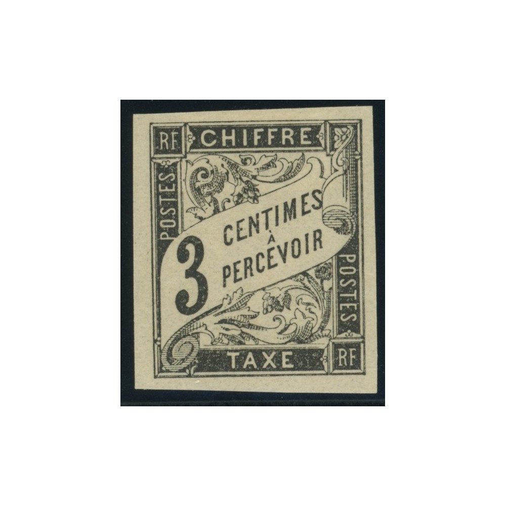 Taxe YT 3 - 3 c. noir - Neuf x cote 5,5 euro