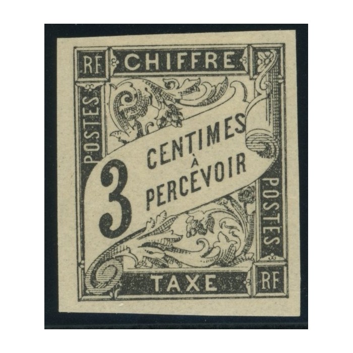 Taxe YT 3 - 3 c. noir - Neuf x cote 5,5 euro