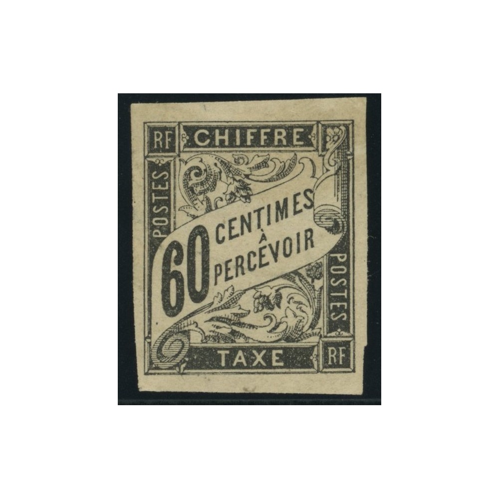 Taxe YT 11 - 60 c. noir - Neuf x cote 40 euro