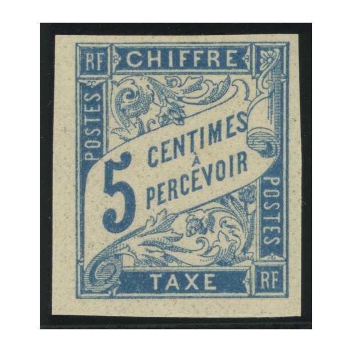 Taxe YT 18 - 5 c. bleu - Neuf x cote 2 euro