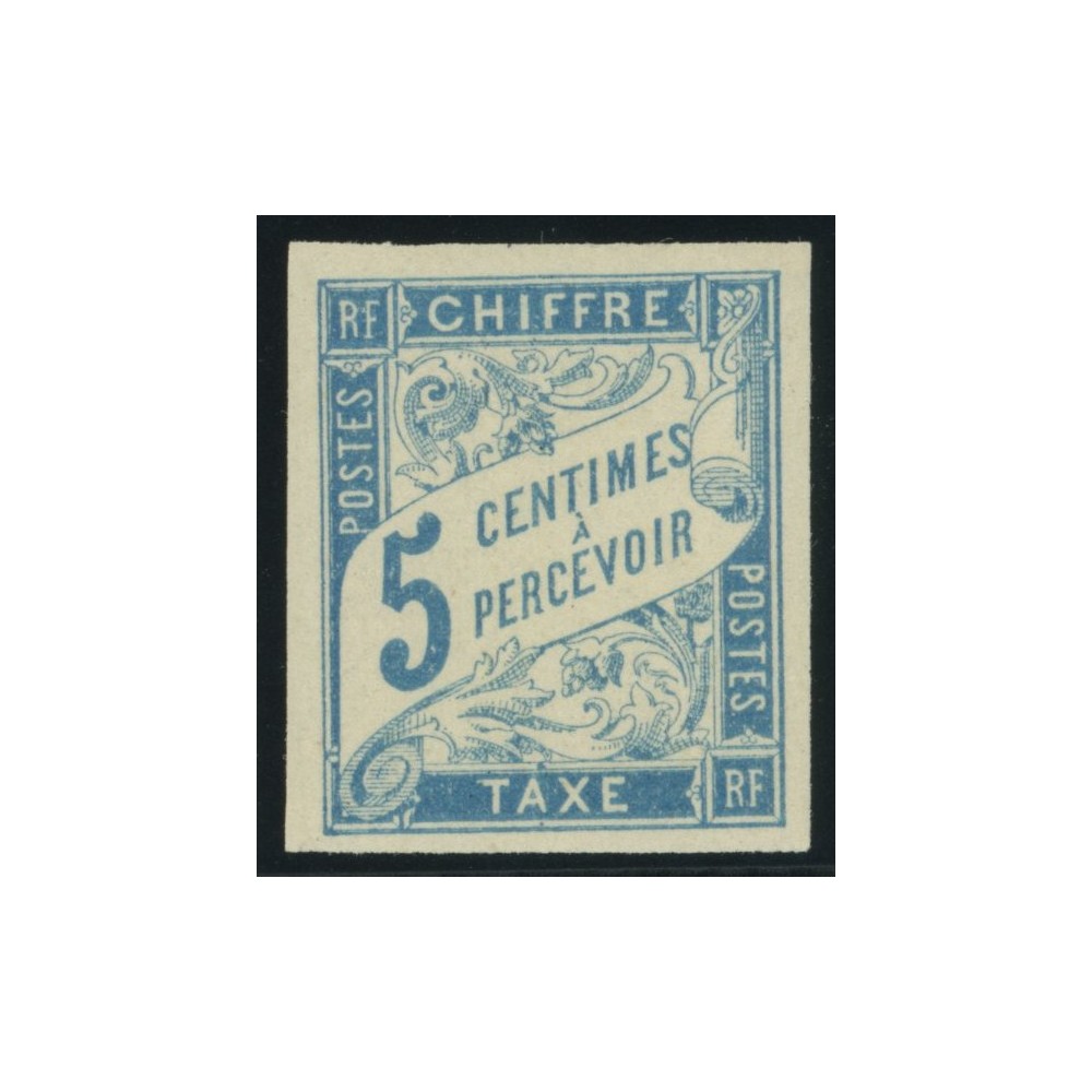 Taxe YT 18 - 5 c. bleu - Neuf x cote 2 euro