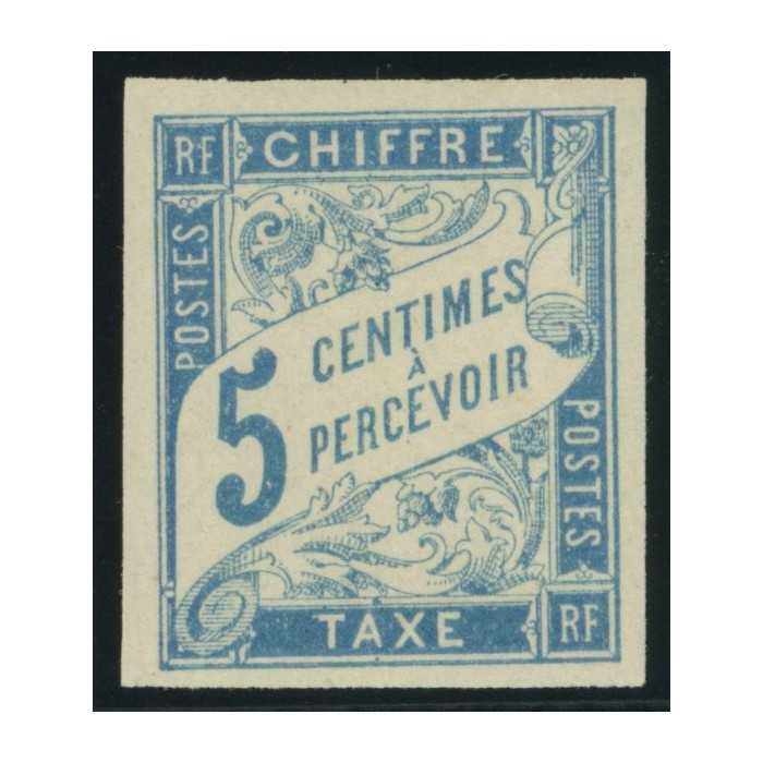 Taxe YT 18 - 5 c. bleu - Neuf x cote 2 euro