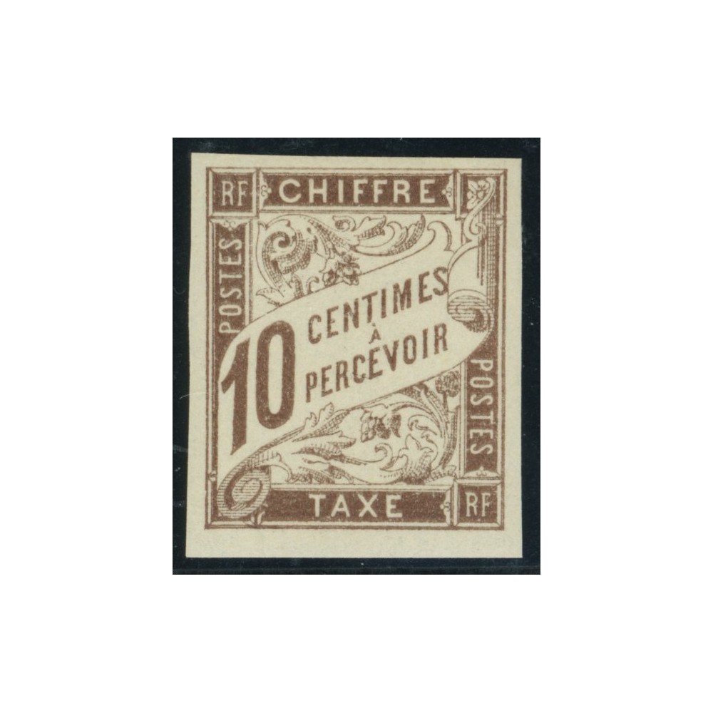 Taxe YT 19 - 10 c. brun - Neuf x cote 2 euro