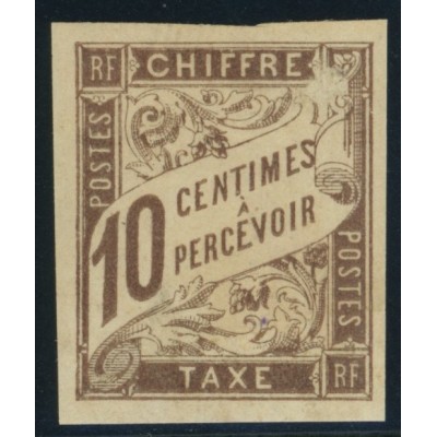 Taxe YT 19 - 10 c. brun - Neuf x cote 2 euro