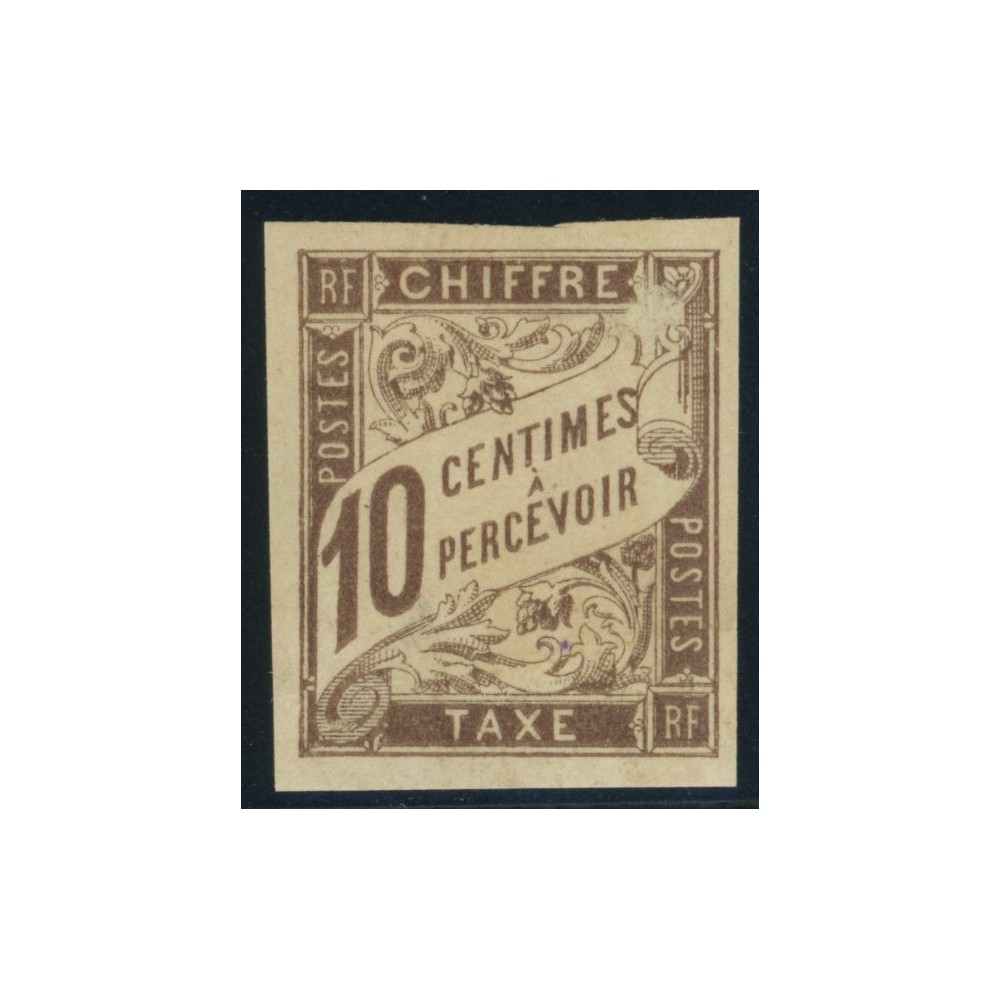 Taxe YT 19 - 10 c. brun - Neuf x cote 2 euro