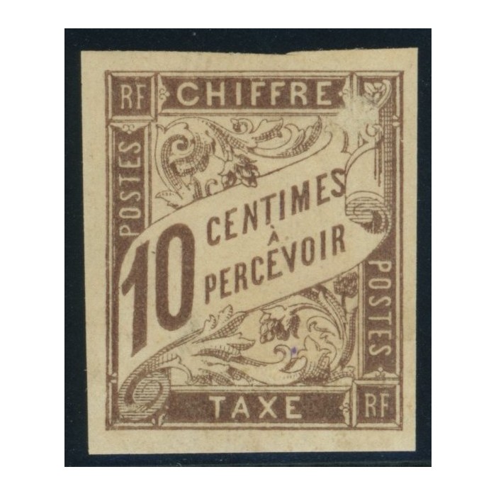 Taxe YT 19 - 10 c. brun - Neuf x cote 2 euro