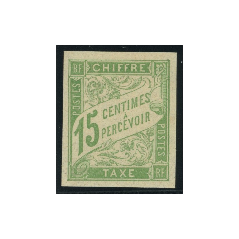 Taxe YT 20 - 15 c. vert-jaune - Neuf x cote 2,5 euro