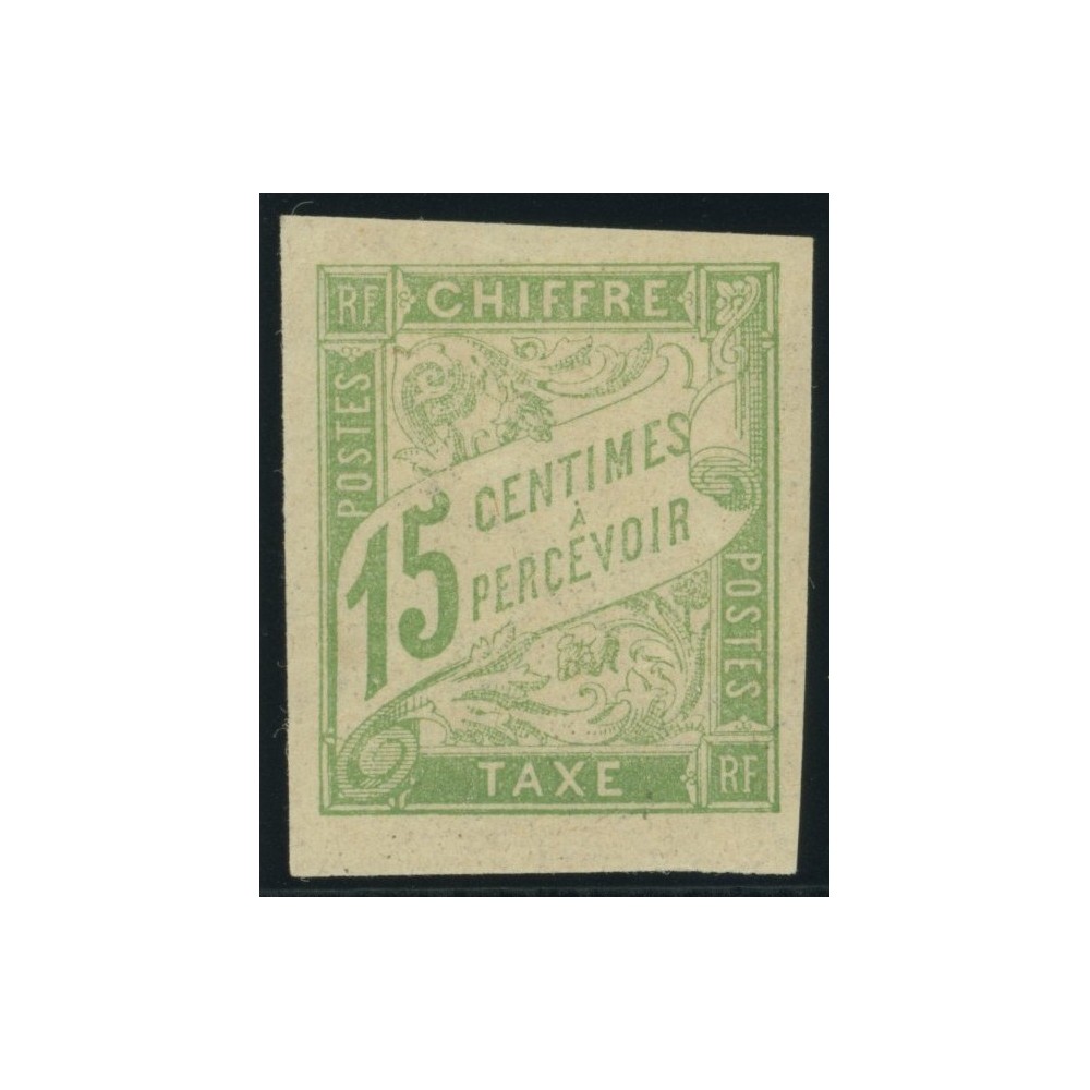 Taxe YT 20 - 15 c. vert-jaune - Neuf x cote 2,5 euro