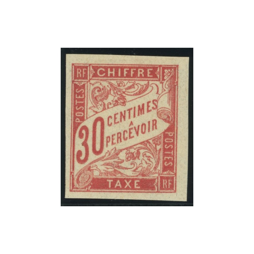 Taxe YT 22 - 30 c. rouge carminé - Neuf x cote 3,75 euro