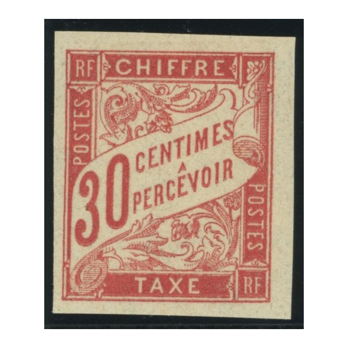 Taxe YT 22 - 30 c. rouge carminé - Neuf x cote 3,75 euro