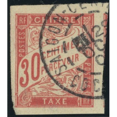 Taxe YT 22 - 30 c. rouge carminé - Oblitere cote 3,75 euro