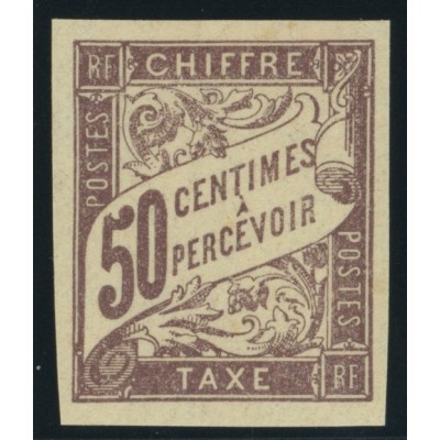 Taxe YT 23 - 50 c. violet - Neuf x cote 3,75 euro