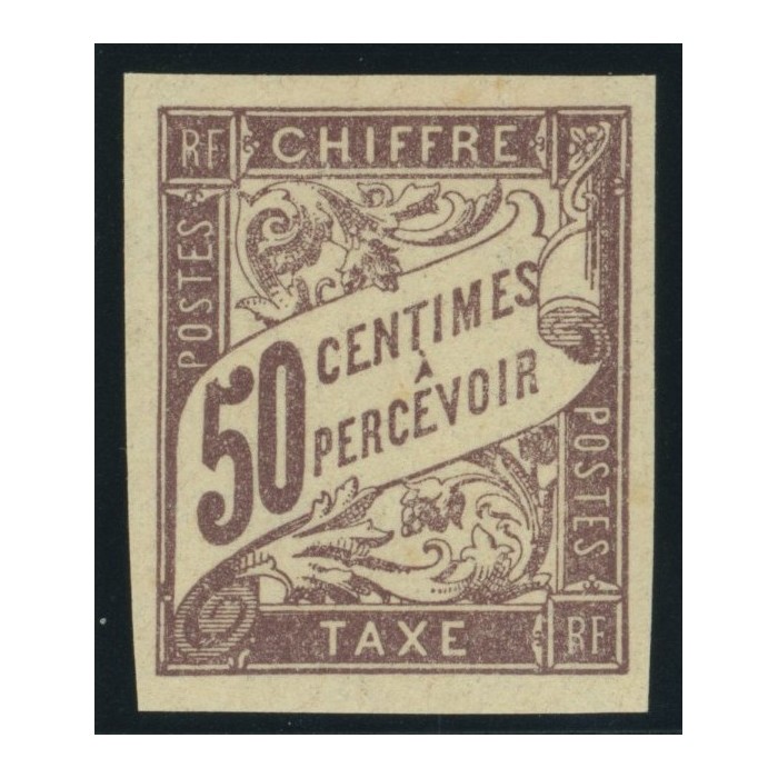 Taxe YT 23 - 50 c. violet - Neuf x cote 3,75 euro