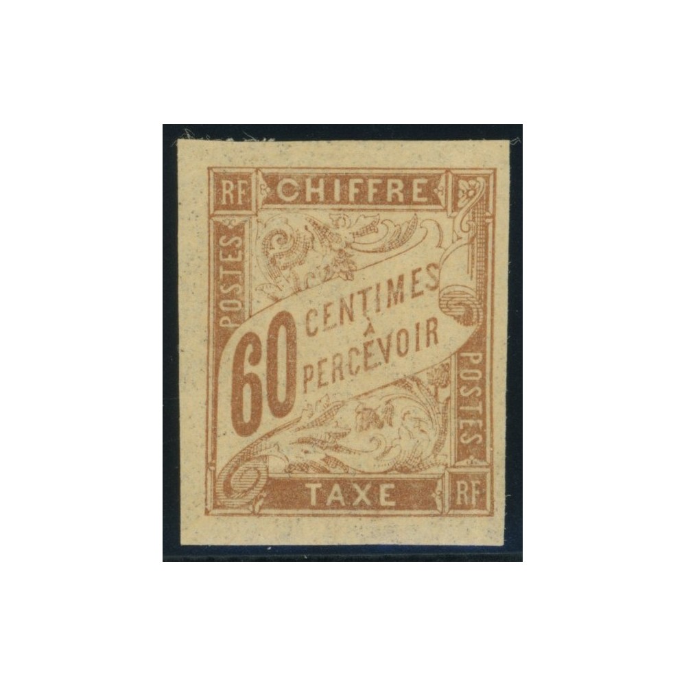 Taxe YT 24 - 60 c. brun-jaunatre - Neuf x cote 6 euro