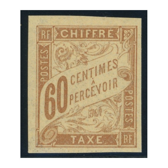 Taxe YT 24 - 60 c. brun-jaunatre - Neuf x cote 6 euro