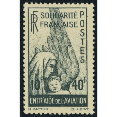 Poste Aérienne YT 1 - 10 f. + 40 f. - Neuf xx cote 10 euro