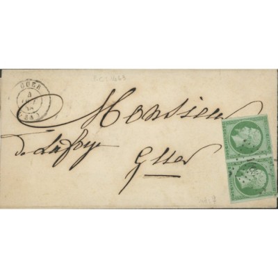 12 Oblitéré PC 1463 - Depart  - Cote 445 Euros