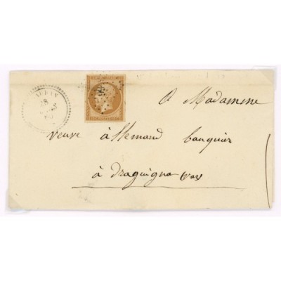 13 Oblitéré Cachet Perlé - Depart  - Cote 140 Euros