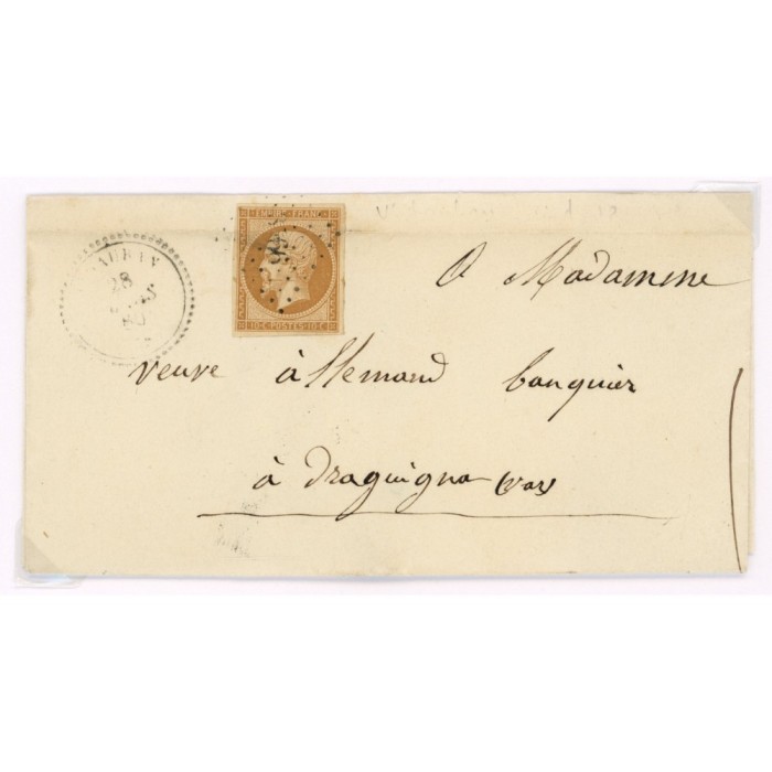 13 Oblitéré Cachet Perlé - Depart  - Cote 140 Euros