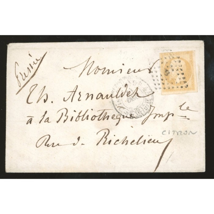 13 Oblitéré Distribution - Depart  - Citron - Cote 100 Euros