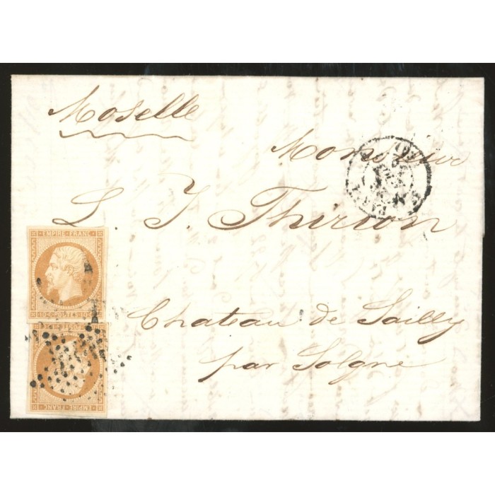 13 Oblitéré Etoile - Depart Paris (60) - 2 Timbres - Cote 50 Euros