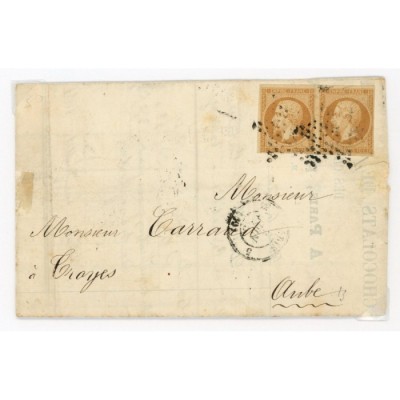 13 Oblitéré Etoile - Depart Paris (60) - Paire - Cote 50 Euros