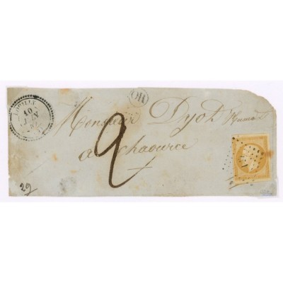 13 Oblitéré PC 451 - Depart Bouilly (9) -  OR  dans un cercle - Cote 115 Euros